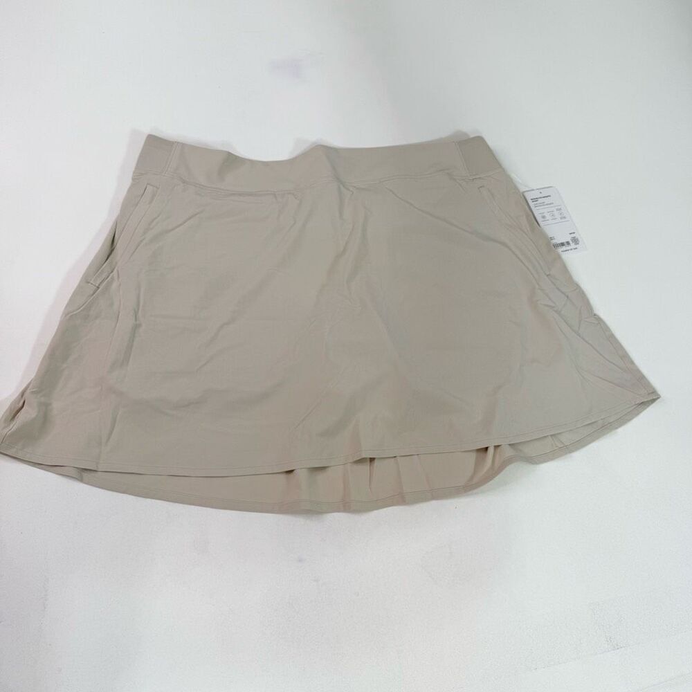 Athleta Skirt Womens 20 Cream Brooklyn Heights Skort Jupe Short New Stretch